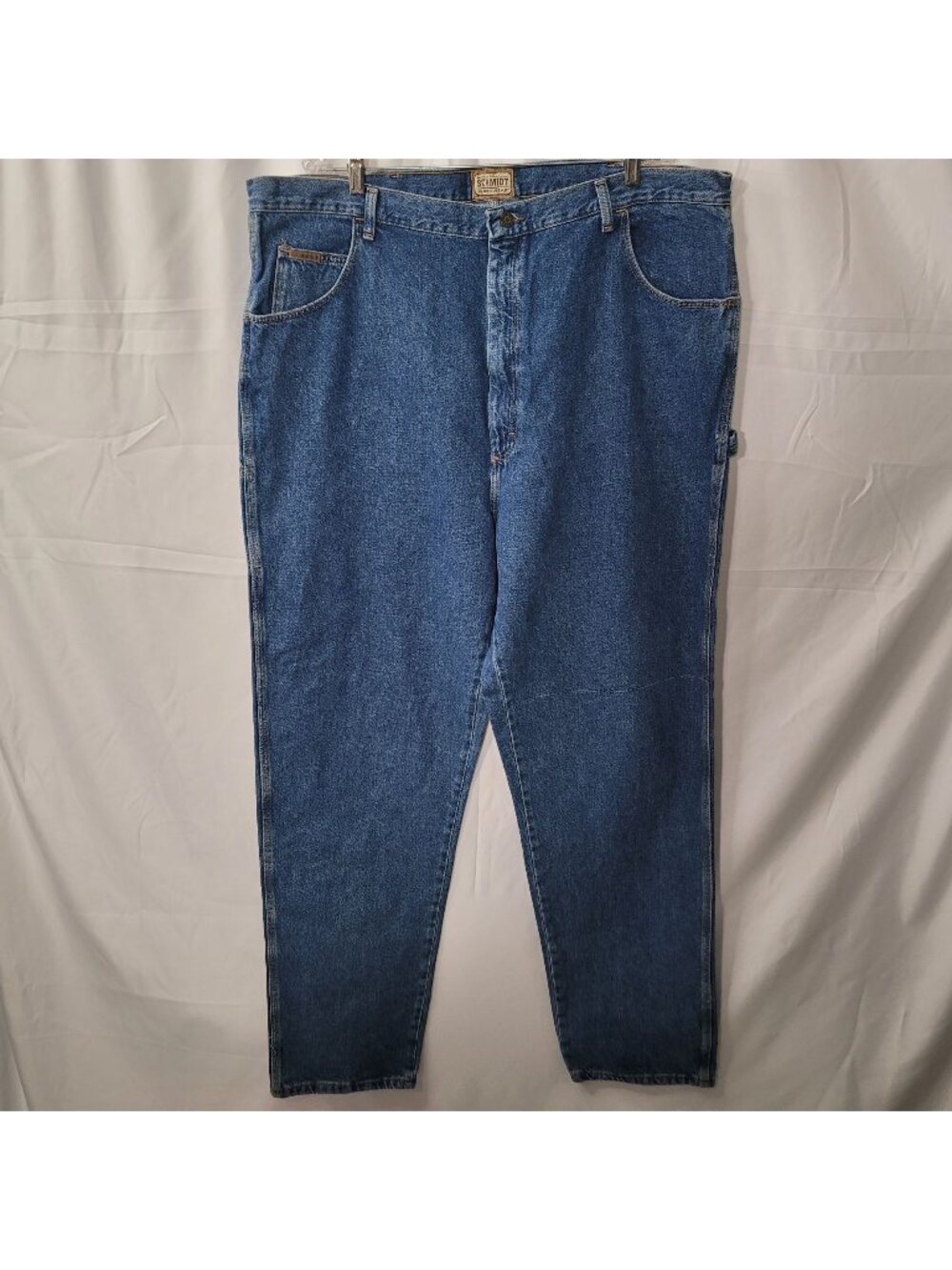 C.E. Schmidt Workwear Men's Blue Denim Carpenter Jeans Size 44X34 NEW